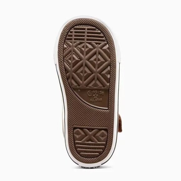 CONVERSE Kids Malden Street Chuck Taylor All Star Mid Baby Shoe, Size 5C Brown - Picture 5 of 8